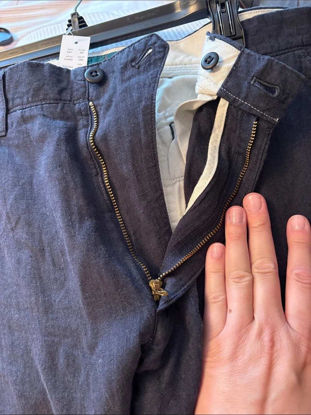 J. Crew Navy Chinos - Straight Leg Casual Pants